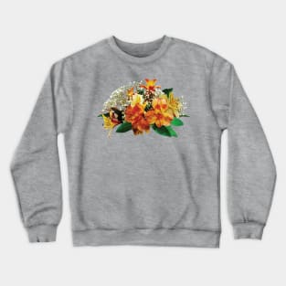 Lilies - Asiatic Lilies and Stephanotis Crewneck Sweatshirt